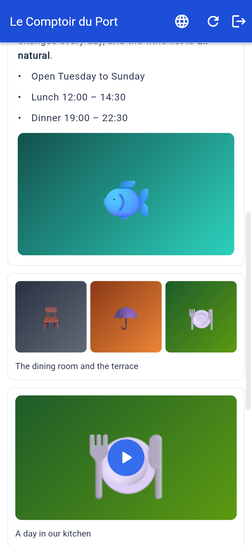 Venue actions
